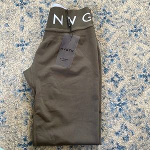 NVGTN leggings, new with tags. Olive green color. Size medium